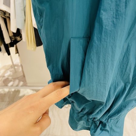 노카라 셔링 자켓