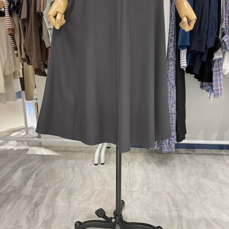 써클 벨트 장식 스커트