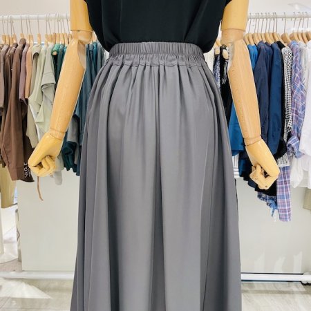 써클 벨트 장식 스커트