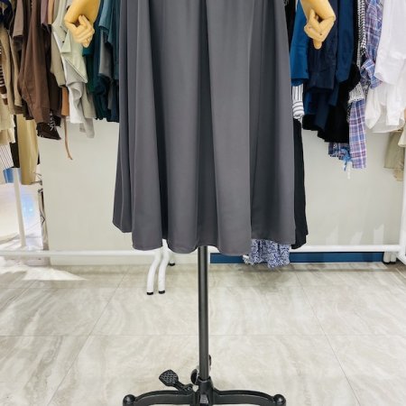 써클 벨트 장식 스커트