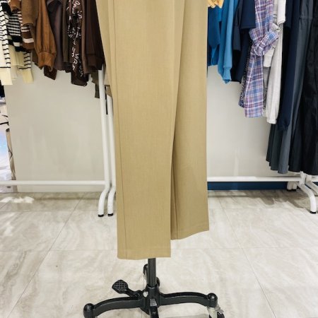 레터링 밴딩 와이드팬츠