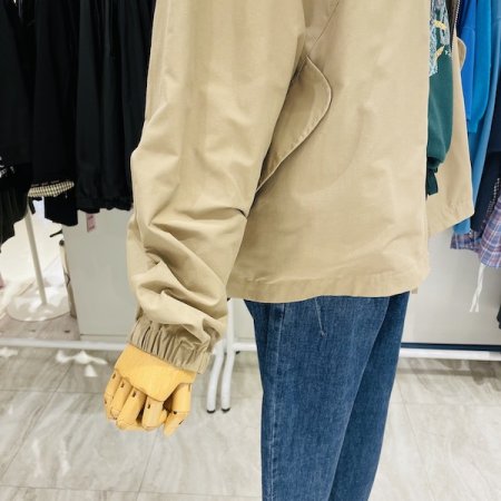 후드 사선 포켓 자켓