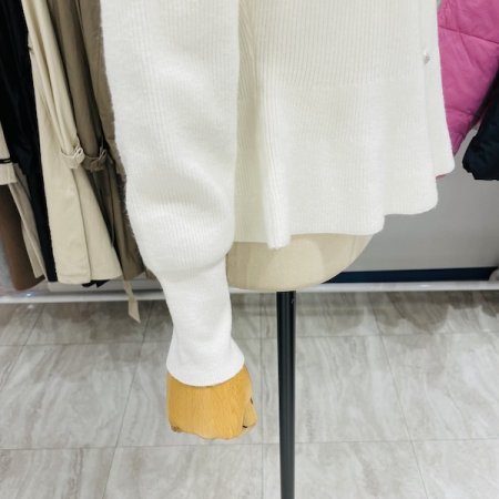 프릴 골지 가디건