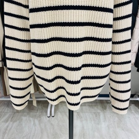 도톰 루즈 단가라 니트