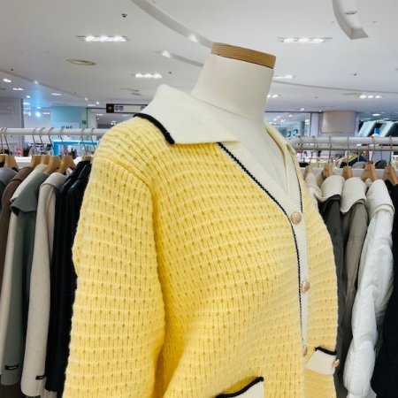 카라 니트 홀릭 가디건