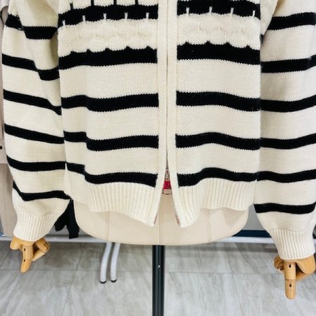 하프 단가라 투웨이 집업니트