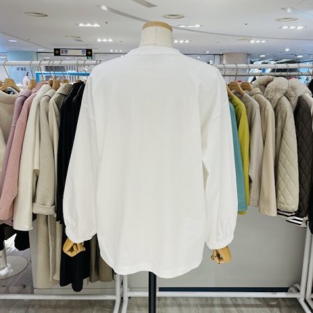 에이치 소매밴딩 티셔츠