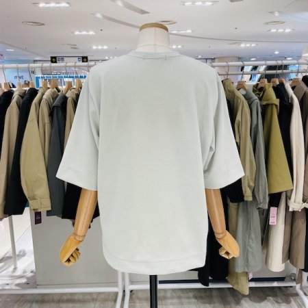 6부 소매 앵무새 티셔츠