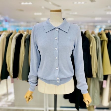 카라 니트 브리씨 가디건