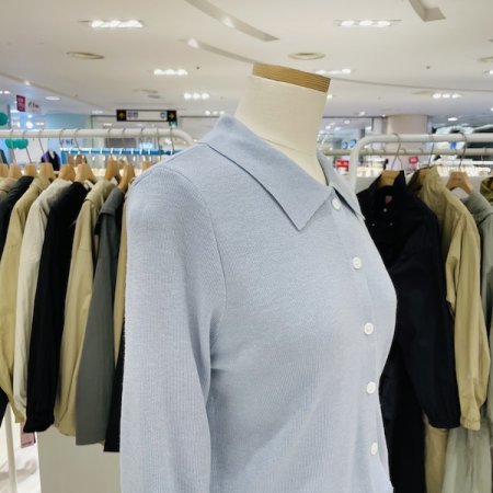 카라 니트 브리씨 가디건