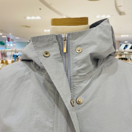 바스락 스트링 후드 점퍼