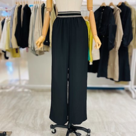 레터링 밴드 팬츠