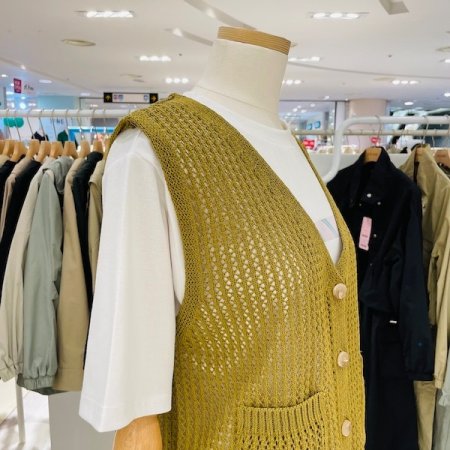 스카시 포켓 니트 조끼