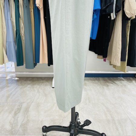 뒷밴딩 스티치 와이드팬츠