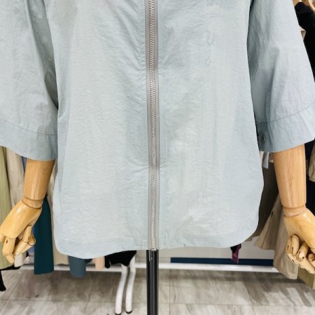 6부 소매 후드 점퍼