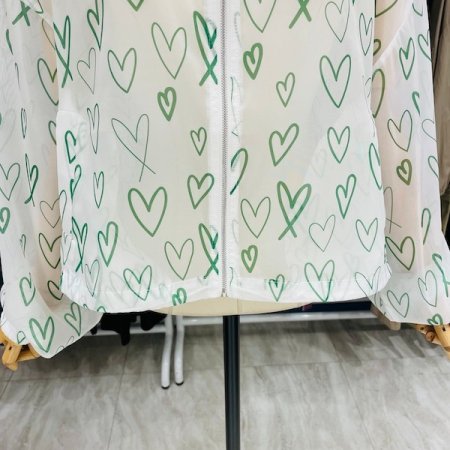 하트 여름 바람막이 점퍼