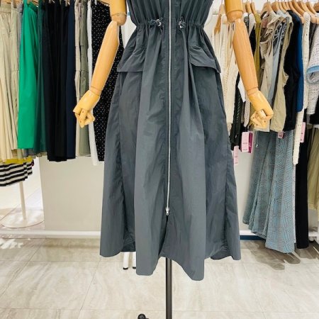 롱 지퍼 원피스