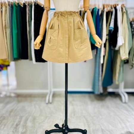 스트링 젬마 면 스커트