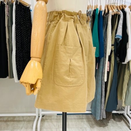 스트링 젬마 면 스커트