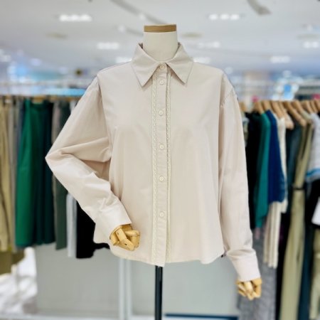 레이스 단장 블라우스