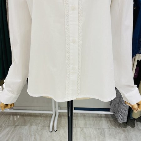 레이스 단장 블라우스