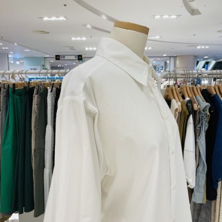 레이스 단장 블라우스