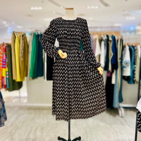 잔꽃 셔링 원피스