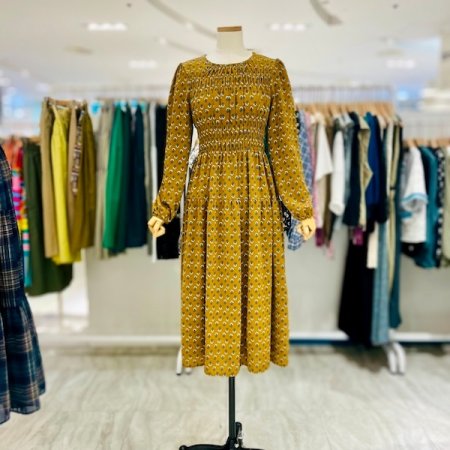 잔꽃 셔링 원피스