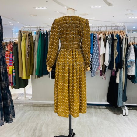 잔꽃 셔링 원피스