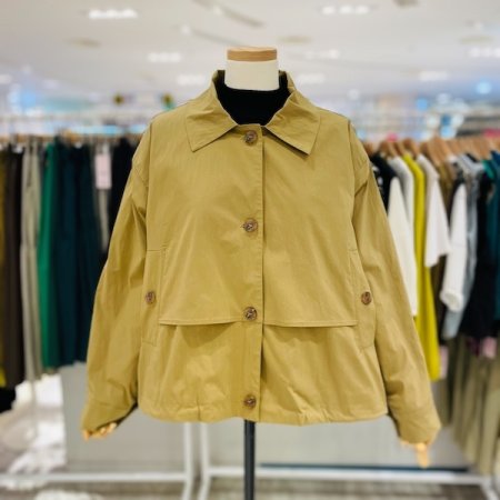 숏 트렌치 자켓