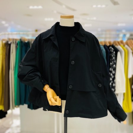 숏 트렌치 자켓