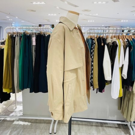 미들 트렌치 자켓
