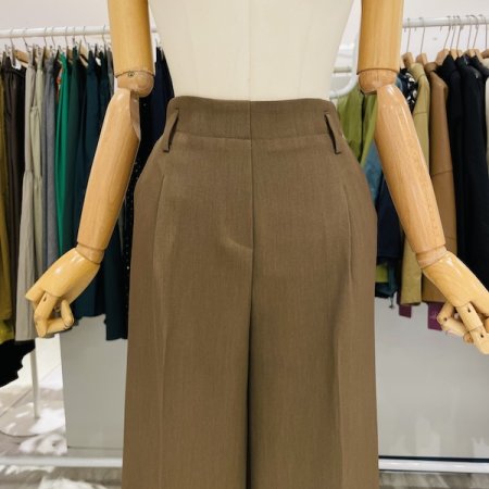 핀턱 와이드 슬랙스