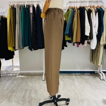 핀턱 와이드 슬랙스