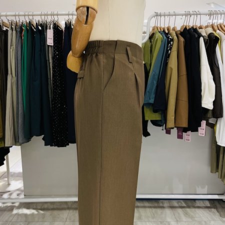 핀턱 와이드 슬랙스