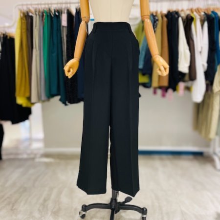 핀턱 와이드 슬랙스