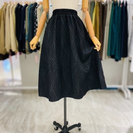 헤이즐 밴딩 A라인 스커트