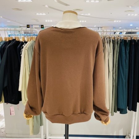 걸스 카라 맨투맨