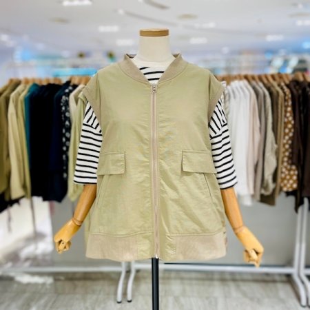 박시 시보리 조끼