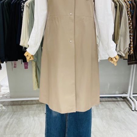 양 가죽 롱 베스트