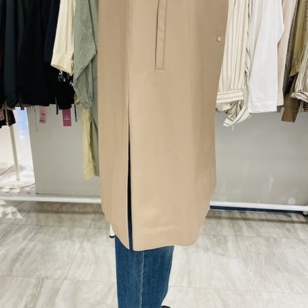 양 가죽 롱 베스트