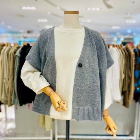 망또 니트 베스트