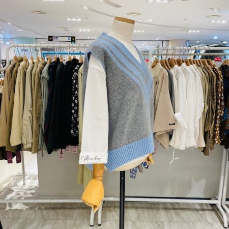 영모스 앞뒤 언발 조끼