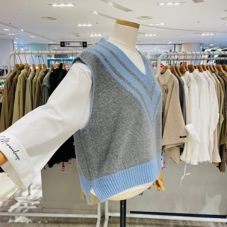 영모스 앞뒤 언발 조끼