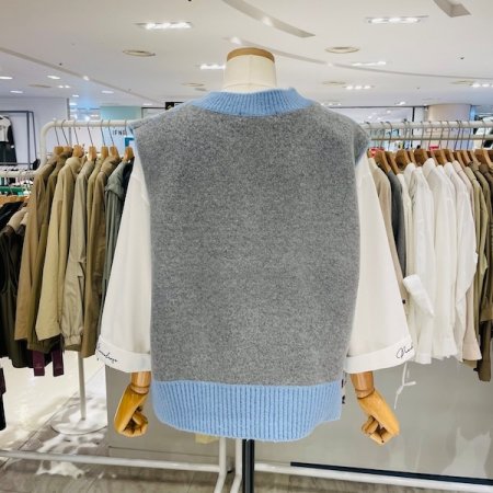 영모스 앞뒤 언발 조끼