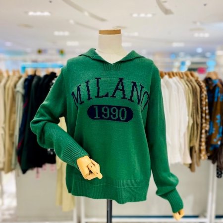 밀라노 세일러 카라 니트