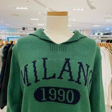 밀라노 세일러 카라 니트