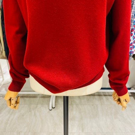 3버튼 목 폴라 니트