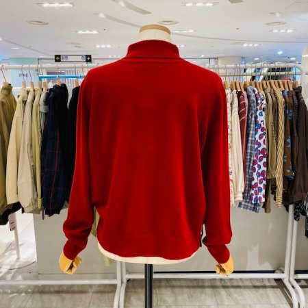 3버튼 목 폴라 니트