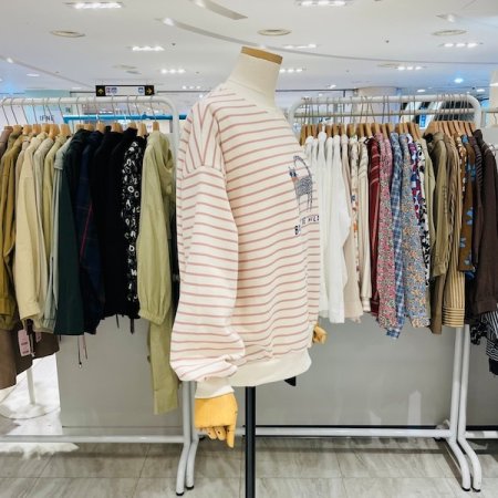 단 와이드 표범 티셔츠